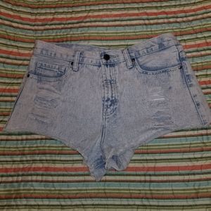 Forever 21 distressed shorts.